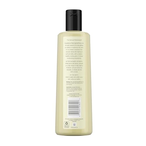 Buy now Neutrogena Body Oil Light Sesame Formula, Twin Pack of 16 fl oz, Radiant Glow Moisturizer for Dry Skin, Bath & Shower Oil For Smooth and Hydrated Skin at indiglob india
