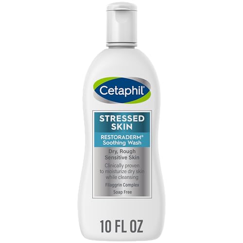 Buy now Cetaphil RESTORADERM Soothing Wash, 10 fl oz, Soothes Dry, Stressed Skin, Hypoallergenic, Soap & Paraben Free, National Eczema Association Endorsed at indiglob india