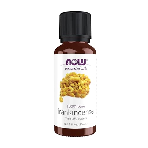 Buy now NOW Essential Oils, Frankincense Oil, Centering Aromatherapy Scent, Steam Distilled, 100% Pure, Vegan, Child Resistant Cap, 1-Ounce at indiglob india