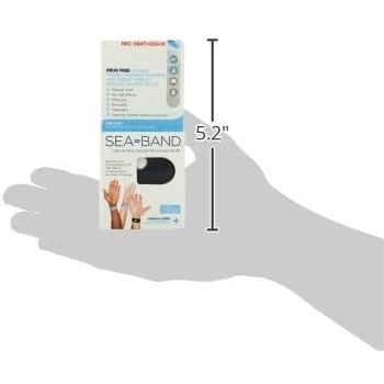 Buy now Sea-Band Anti-Nausea Acupressure Wristband for Motion & Morning Sickness, 1 Pair, Gray at indiglob india