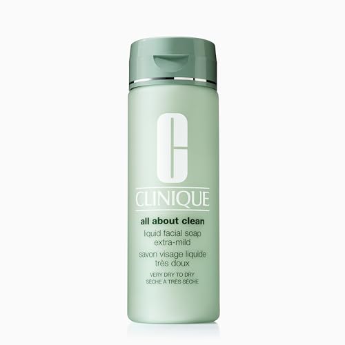 Buy now Clinique 3-Step All About Clean Liquid Facial Cleanser Soap | Face Wash For Very Dry To Dry Skin Types | Type 1, 6.7 Fl Oz at indiglob india