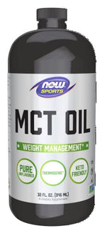 Buy now NOW Foods Sports Nutrition, MCT (Medium-chain triglycerides) Oil 14 g, Weight Management, Liquid, 32-Ounce at indiglob india
