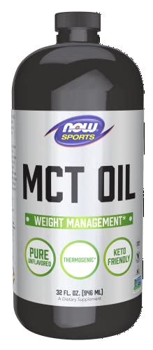 Buy now NOW Foods Sports Nutrition, MCT (Medium-chain triglycerides) Oil 14 g, Weight Management, Liquid, 32-Ounce at indiglob india