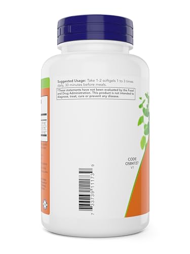 Buy now Now Peppermint Gels with Ginger Oil and Fennel Oil, 150 Softgels, Enteric Coated at indiglob india