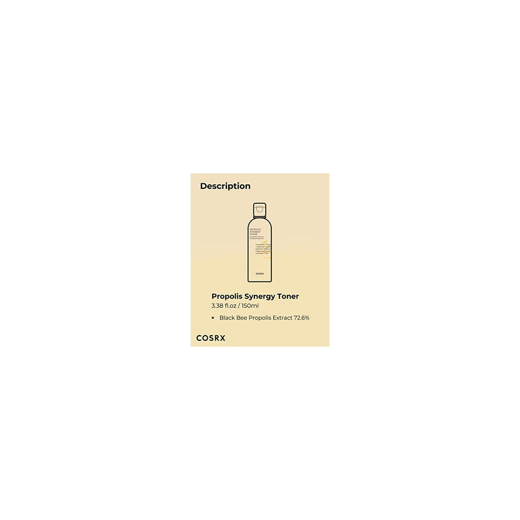 Buy now COSRX Full Fit Propolis Synergy Toner, 150ml / 5.07 fl.oz | Instant Moisture Boosting Toner, Propolis 72.6% Honey 10.7% Panthenol, Korean Skin Care at indiglob india