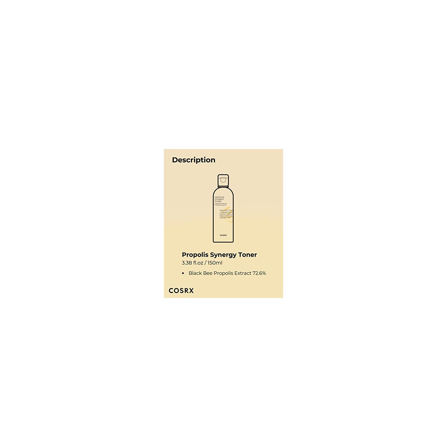 Buy now COSRX Full Fit Propolis Synergy Toner, 150ml / 5.07 fl.oz | Instant Moisture Boosting Toner, Propolis 72.6% Honey 10.7% Panthenol, Korean Skin Care at indiglob india