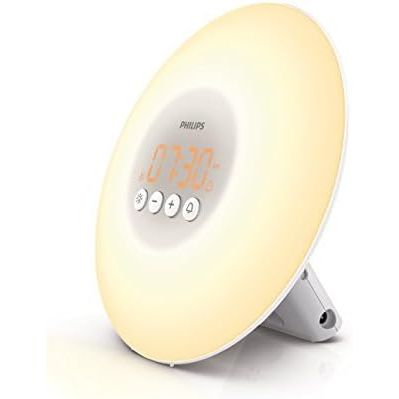 Buy now Philips SmartSleep Wake-Up Light Therapy Alarm Clock with Sunrise Simulation, White, HF3500/60 at indiglob india