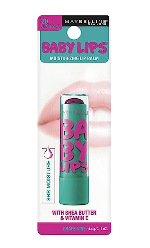 Buy now Maybelline Baby Lips Moisturizing Lip Balm SPF 20, Grape Vine 1 ea at indiglob india