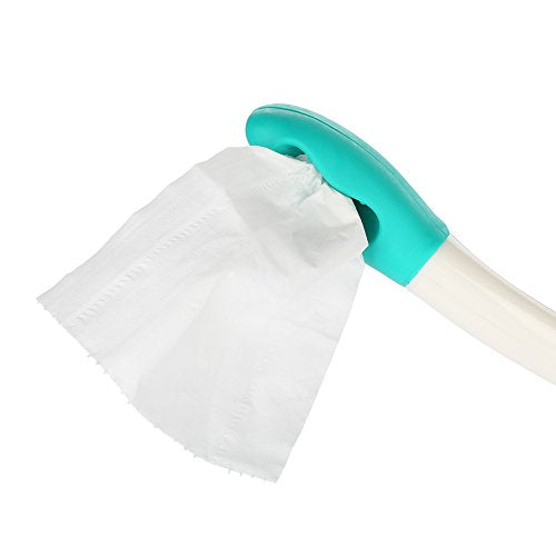 Buy now Bottom Bum Wiper, 15.7" Long Handle Toilet Aids Tools, Reach Comfort Bottom Wiper Holder Toilet Paper Tissue Grip Self Wipe Aid Helper Pre-Moistened Wipes at indiglob india