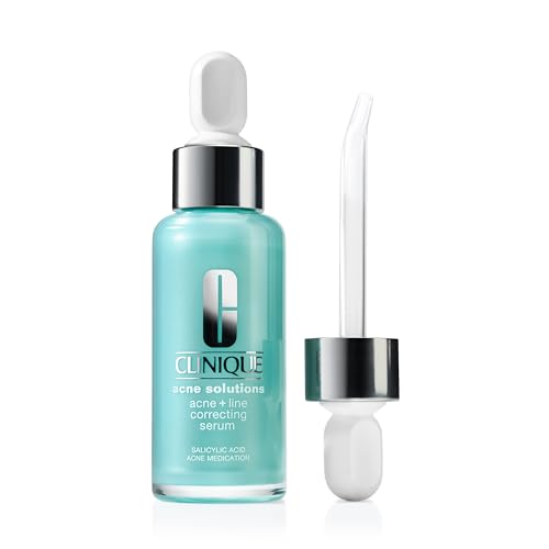 Buy now Clinique Acne Solutions Acne + Line Correcting Face Serum With Salicylic Acid | Anti-Aging + Smoothing, 1 Fl Oz at indiglob india
