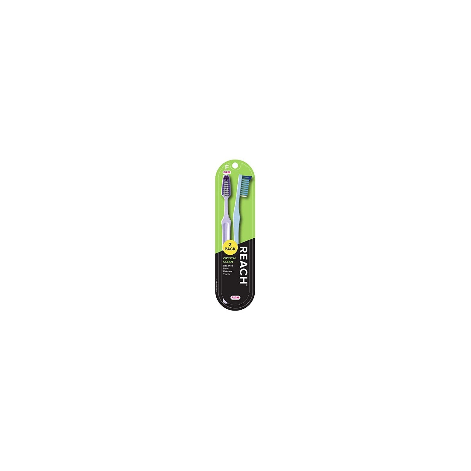 Buy now REACH Crystal Clean Firm Adult Toothbrush, 1 ea - Colors May Vary (Pack of 6) at indiglob india