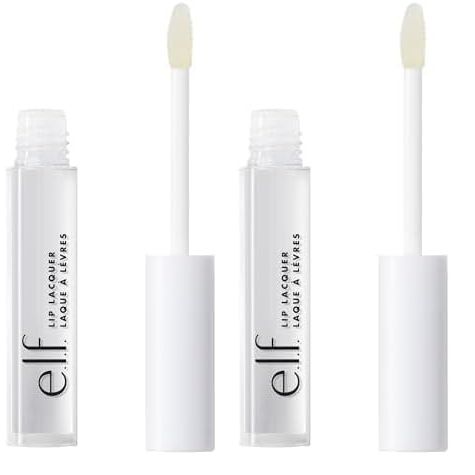 Buy now e.l.f. Lip Lacquer, Moisturizing, Shiny, Non-Sticky, Long Lasting, Provides Maximum Color, Glides On, Bubbles, 0.08 Fl Oz 0.08 Fl Oz (Pack of 2) Clear at indiglob india