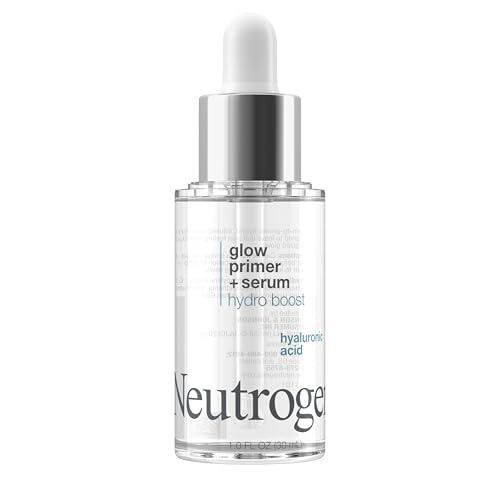 Buy now Neutrogena Hydro Boost Glow Booster Primer & Serum, Hydrating & Moisturizing Face Serum-to-Primer Hybrid, Infused with Purified Hyaluronic Acid & Designed to Instantly Hydrate, 1.0 fl. oz at indiglob india