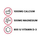 Buy now GNC Calcium Plus Magnesium & Vitamin D-3 1000mg, Essential for Building Strong Bones, 180 Count at indiglob india