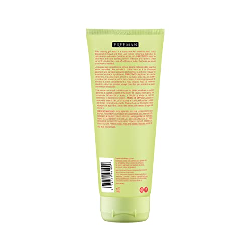Buy now Freeman Soothing Watermelon & Aloe Gel Facial Mask, Hydrates, Nourishes, & Soothes Irritated Skin, Cooling, Calming Gel Face Mask, For Sensitive & Break-Out Prone Skin, 6 fl.oz. Tube, 1 Count at indiglob india
