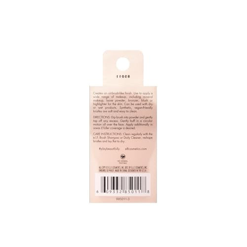 Buy now e.l.f. Kabuki Face Brush, Travel-Sized Makeup Brush For Precise & Controlled Application On-The-Go, Vegan & Cruelty-Free at indiglob india