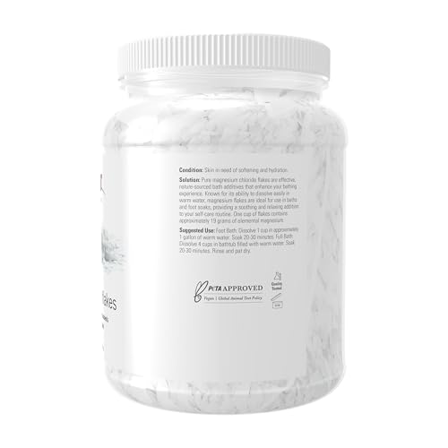 Buy now NOW Foods Solutions, Magnesium Flakes, 100% Pure, from the Ancient Zechstein Seabed, Highly Concentrated, 54-Ounce at indiglob india