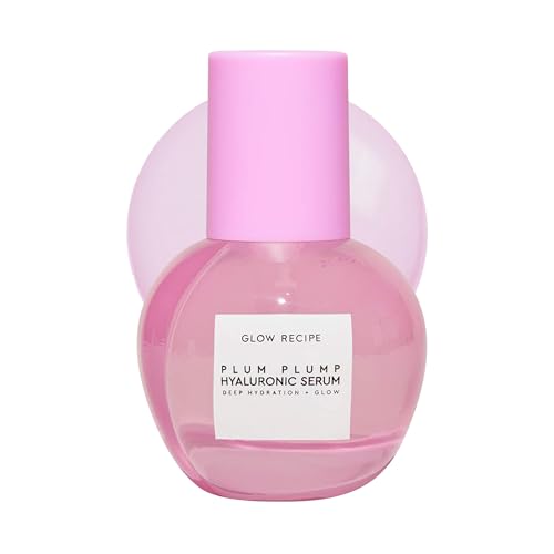 Buy now Glow Recipe Plum Plumping & Hydrating Hyaluronic Acid Korean Skin Care Serum - Antioxidant Anti Aging Face Serum + Vitamin B5 for Lasting Skin Barrier Repair & Firming Lines & Wrinkles - Vegan, 30ml at indiglob india