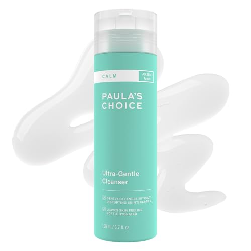 Buy now Paula's Choice CALM Ultra-Gentle Face Cleanser for Sensitive Skin, Facial Wash, Calms + Soothes Redness, Daily Face Wash for Rosacea-Prone & Eczema-Prone Skin, & Fragrance-Free, 6.7 Fl Oz at indiglob india