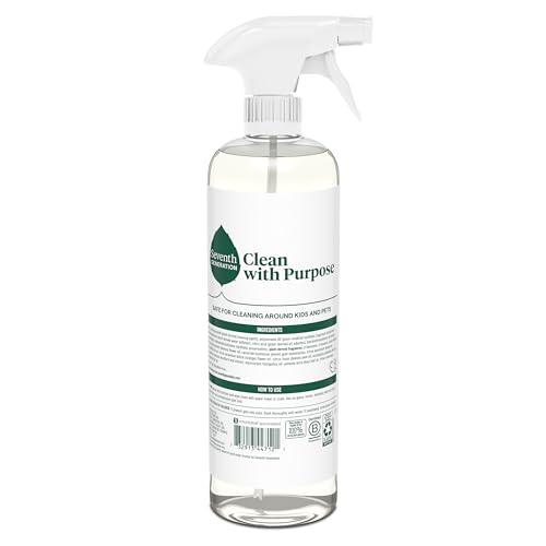 Buy now Seventh Generation Glass Cleaner, Biodegradable Formula, Sparkling Seaside Scent, 23 oz (Pack of 4) at indiglob india