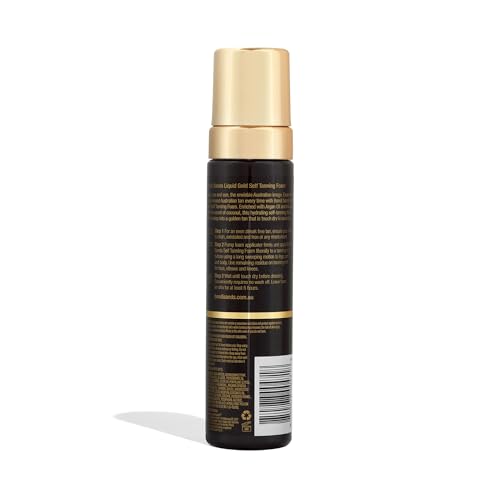 Buy now Bondi Sands Liquid Gold Self Tanning Foam | Lightweight + Quick Dry Foam Enriched with Argan Oil, Provides a Hydrated Streak-Free Tan | 6.76 Oz/200 mL at indiglob india