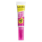 Buy now NYX PROFESSIONAL MAKEUP The Brow Glue Crazy Lift, Brow Lamination Gel with 16HR Strong Hold & Built-In Styling Comb - Clear Eyebrow Gel at indiglob india