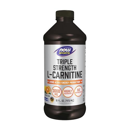 Buy now NOW Sports Nutrition, L-Carnitine Liquid, Triple Strength 3000 mg, Citrus, 16-Ounce at indiglob india