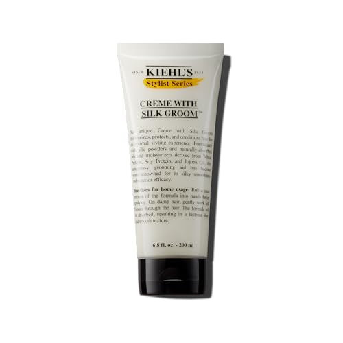 Buy now Kiehl's Cr??me with Silk Groom, Non-greasy Hair Styling Cream, Helps Moisturize & Smooth Hair, Adds Lustrous Shine, with Jojoba Oil, for All Hair Types - 6.8 fl oz at indiglob india