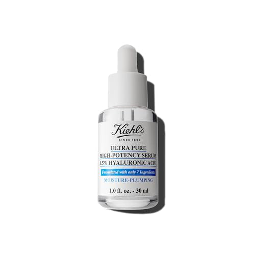 Buy now Kiehl's Ultra Pure High-Potency 1.5% Hyaluronic Acid Serum, Concentrated Face Serum for Dry Skin, Instantly Boosts Hydration, Plumps Skin, All Skin Types, Fragrance-free - 1 fl oz at indiglob india