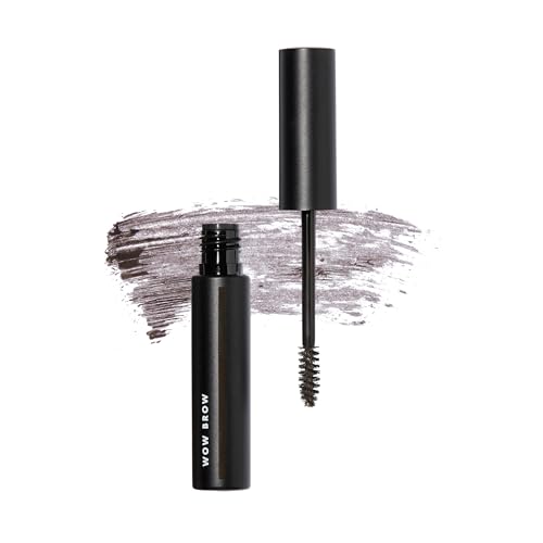 Buy now e.l.f. Wow Brow Gel, Volumizing, Buildable, Wax-Gel Hybrid, Creates Full, Voluminous-Looking Brows, Locks Brow Hairs In Place, Deep Brown at indiglob india