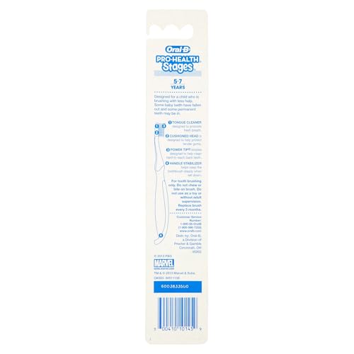 Buy now Oral-B Kids Spider Man Toothbrush for Little Children Ages 3+ Years Old, Extra Soft, Pack of 6 at indiglob india