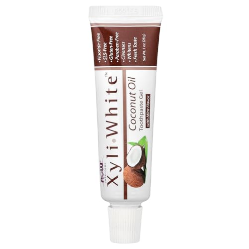 Buy now XyliWhite Coconut Oil Toothpaste Gel Now Foods 1 oz Gel at indiglob india