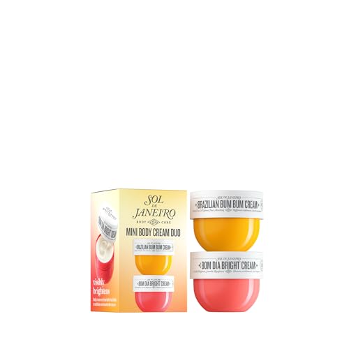 Buy now Sol de Janeiro Mini Body Cream Trial Set - Travel Size Set - Beauty Minis - Brazilian Bum Bum Cream & Bom Dia Bright Cream - 2 Piece Set 25 mL - $24 Value at indiglob india