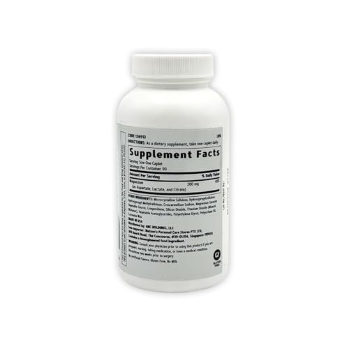 Buy now GNC Super Magnesium 400mg, Supports Strong Bones and Teeth, 90 Caplets at indiglob india