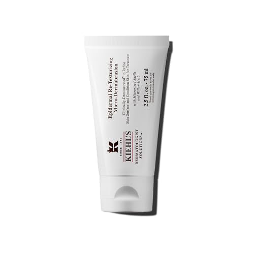 Buy now Kiehl's Epidermal Re-Texturizing Micro-Dermabrasion Facial Scrub, Exfoliating Treatment to Maximize Skincare Absorption, Refines & Conditions Skin, Paraben-free, Fragrance-free - 2.5 fl oz at indiglob india