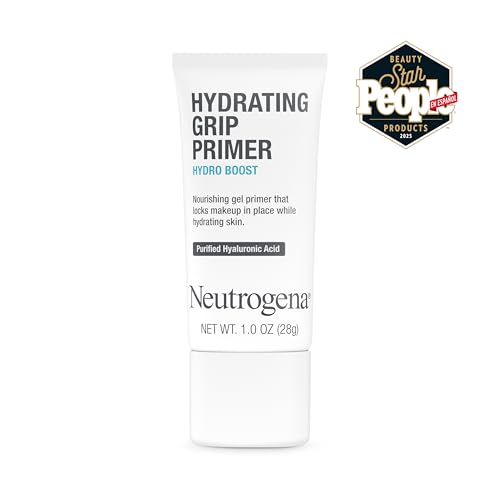 Buy now Neutrogena Hydro Boost Hydrating Grip Primer with Purified Hyaluronic Acid, Invisible Gel Face Primer Locks Makeup in Place, Extends Wear and Hydrates Dull Skin, Dewy Finish, 1.0 oz at indiglob india
