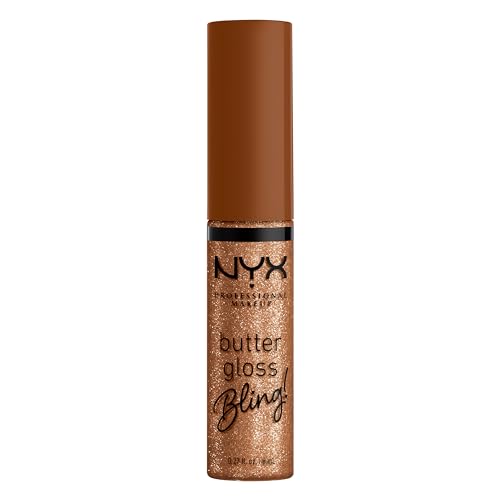 Buy now NYX PROFESSIONAL MAKEUP Butter Gloss Bling Lip Gloss, Non Sticky and Shiny Vegan Lip Makeup - Shimmer Down at indiglob india