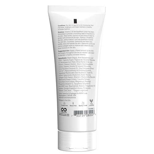 Buy now NOW Foods Solutions, Vitamin C and Sea Buckthorn Lotion, Hydrates, Repairs and Nourishes Dry Dull Skin, 8-Ounce at indiglob india