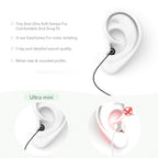 Buy now AGPTEK Sleep Earbuds, in-Ear Earphones for Sleeping with 3 Sizes Ultra-Light Soft Silicone, Noise Isolating Headphone Perfect for Sleeping, Insomnia, Side Sleeper, Air Travel, Meditation & Relaxation at indiglob india