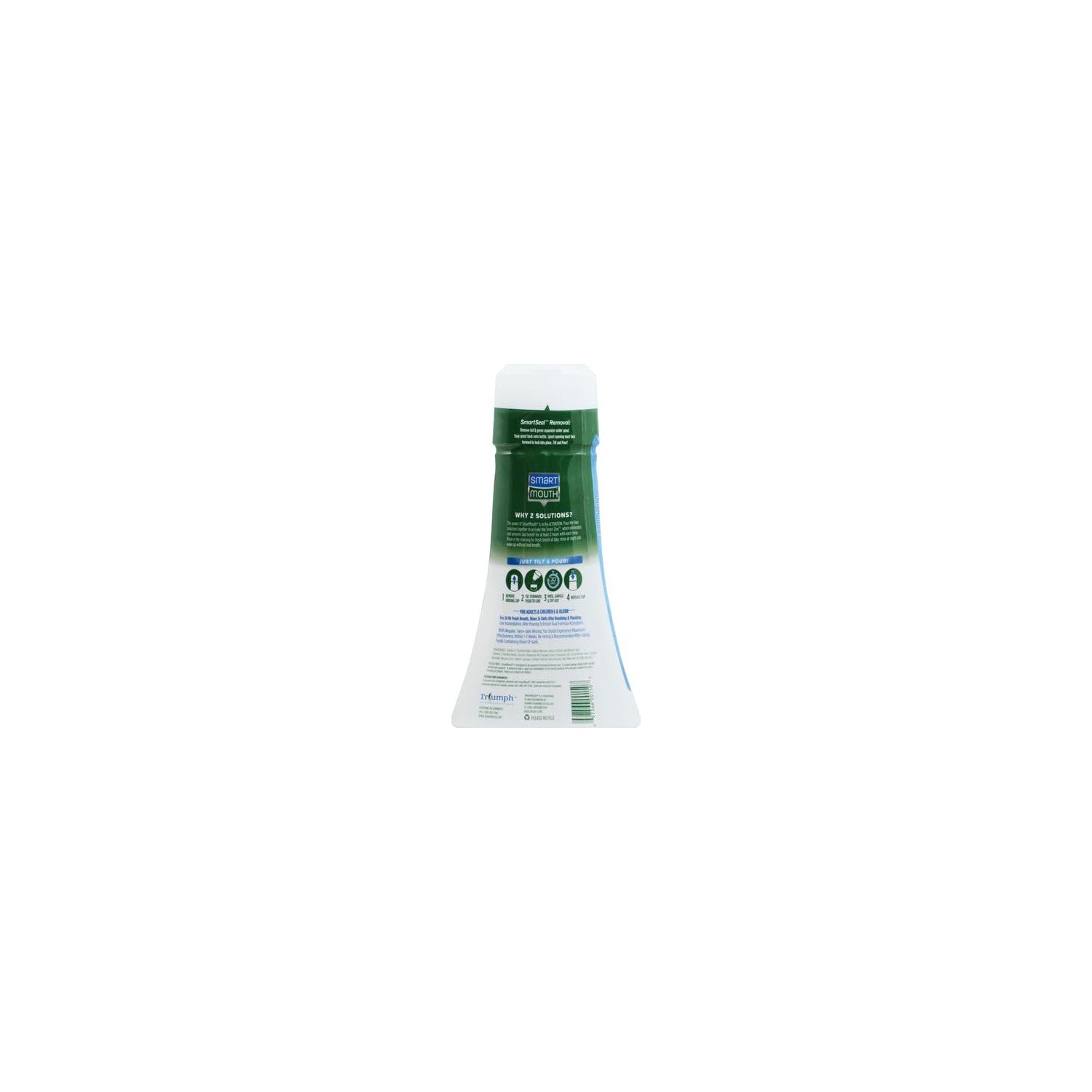 Buy now SmartMouth Original Activated Mouthwash - Adult Mouthwash for Fresh Breath - Oral Rinse for 24-Hour Bad Breath Relief with Twice Daily Use - Fresh Mint Flavor, 16 fl oz at indiglob india
