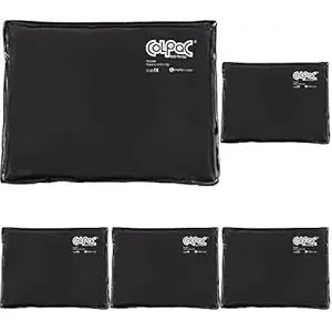 Buy now Chattanooga ColPac - Reusable Gel Ice Pack - Half Size - 7.5 in x 11 in (19 cm x 28 cm) - Cold Therapy - Knee, Arm, Elbow, Shoulder, Back - Aches, Swelling, Bruises, Sprains, Inflammation 10x13.5 Inch (Pack of 5) at indiglob india