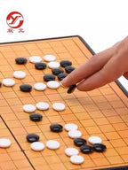 Buy now Magnetic 19x19 Go Game Set - 11-Inch Folding Board with 361 Magnetic Stones - Portable Travel Go Set for 2 Players, Ages 12+ at indiglob india