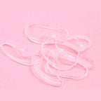Buy now Clear Hair Elasticsï¼ŒBEBEEPOO 2500pcs Rubber Bands for Hair, Clear Mini Elastic Rubber Hair Bands, Small Hair Tties - STRONG - REUSEABLE at indiglob india