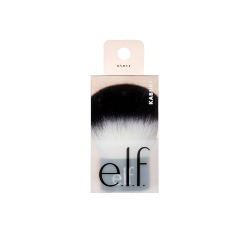 Buy now e.l.f. Kabuki Face Brush, Travel-Sized Makeup Brush For Precise & Controlled Application On-The-Go, Vegan & Cruelty-Free at indiglob india