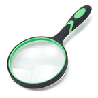 Buy now Large Magnifying Glass 10X Handheld Reading Magnifier for Seniors - 100MM 4INCHES Real Glass Magnifying Lens for Book Newspaper Reading, Insect and Hobby Observation, Science (Green) at indiglob india