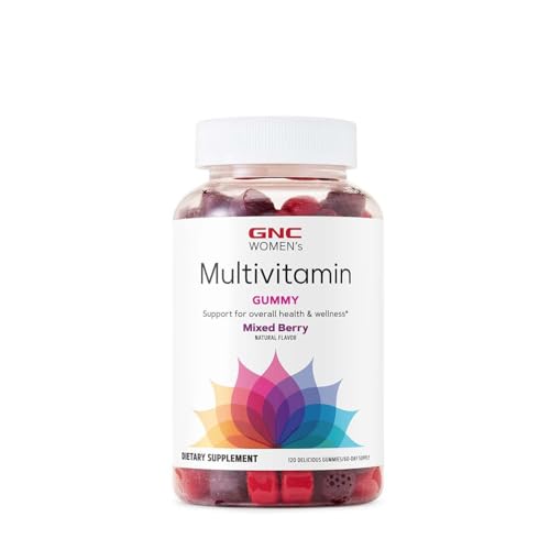 Buy now GNC Women's Multivitamin Gummy Supplement | Daily Vitamin | Mixed Berry Flavor | 120 Gummies at indiglob india