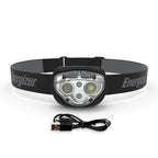 Buy now Energizer PRO-400 Headlamp Rechargeable, IPX4 Water Resistant Rechargeable Headlamp, Ultra Bright Multiple Light Modes Head Lamp, Camping, Running, Outdoors, Emergency Light, USB Included at indiglob india