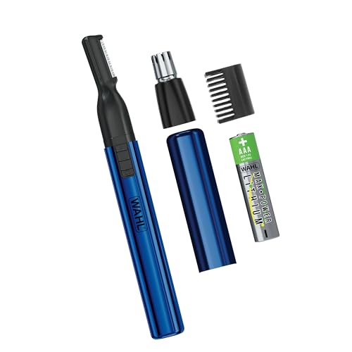 Buy now Wahl Lithium 2 in 1 Battery Pen Detail Touch Up Trimmer for Nose, Ear, Neckline, Eyebrow, & Other Detailing - Blue - by The Brand Used by Professionals - Model 5643-200 at indiglob india
