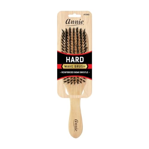 Buy now Annie Hard Wave Boar & Nylon Bristle Brush Light Brown at indiglob india