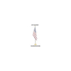 Buy now FlagsImp 8 Foot Aluminum Silver Pole with (Ball) at indiglob india